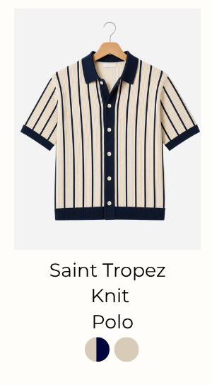 SHOP SAINT TROPEZ KNIT POLO