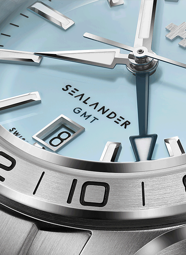 Sealander Automatic & GMT - Sky Blue