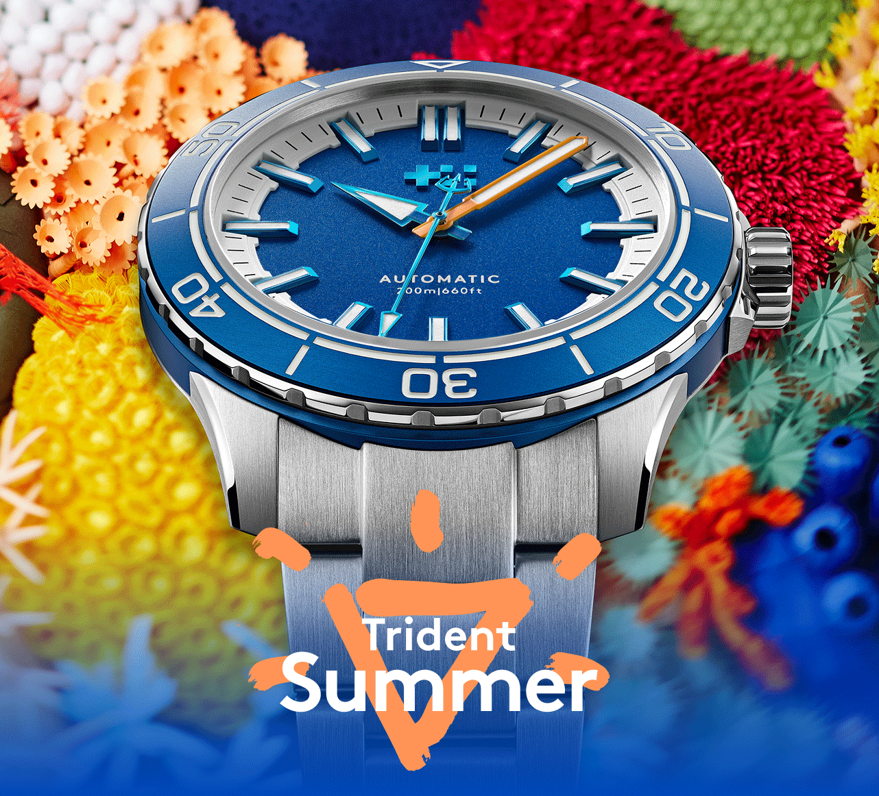 C60 Trident Reef - Blue Dial