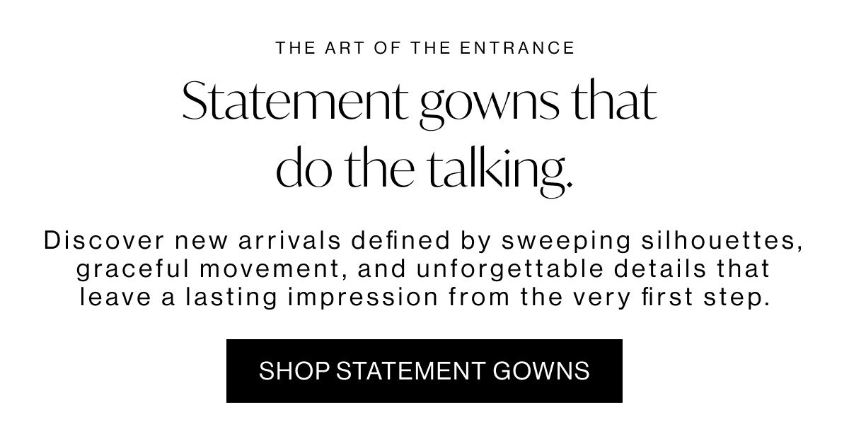 Statement gown that do the talking