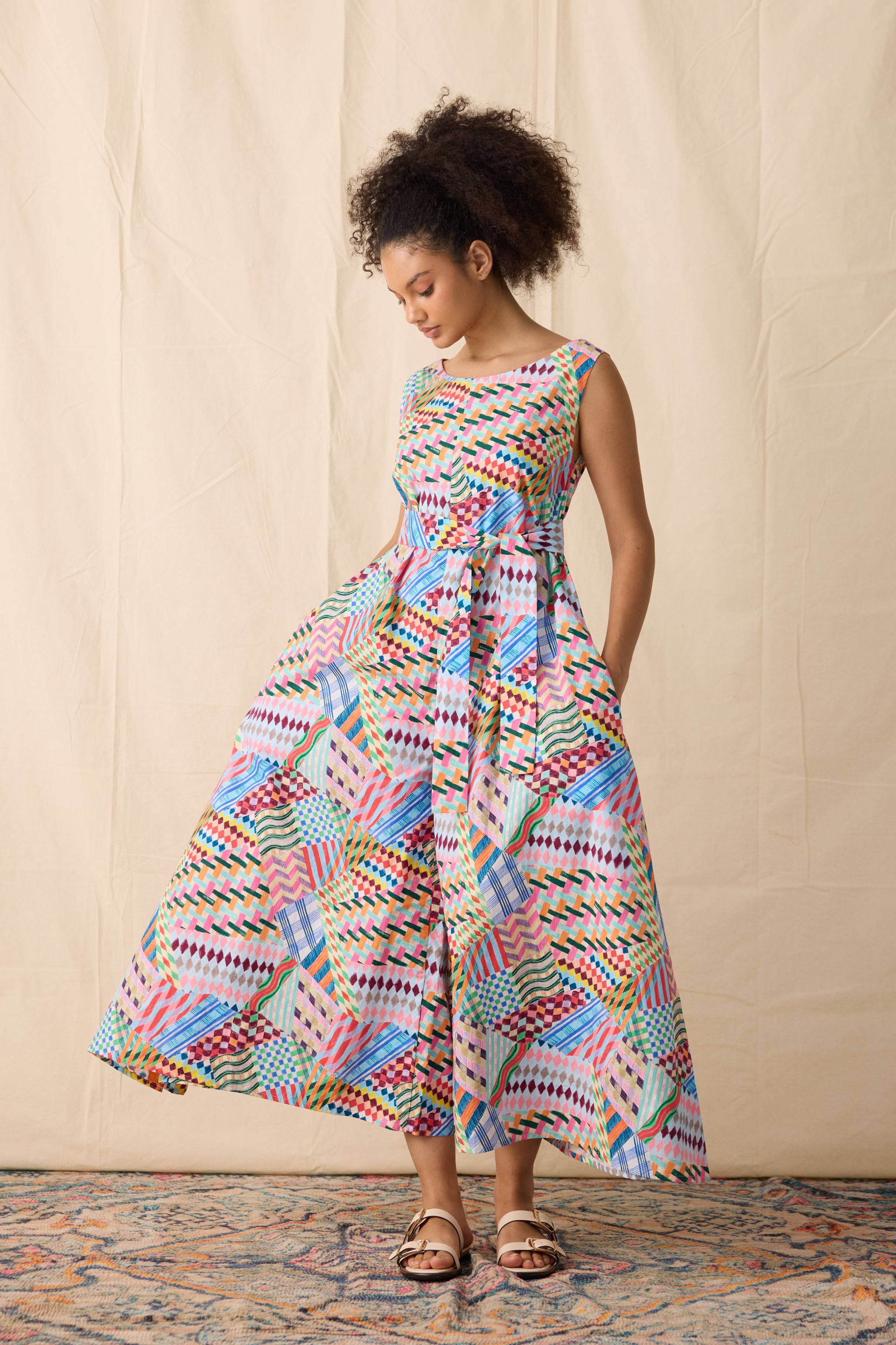 ALL DAY JUMPER | PATCHWORK PRINT