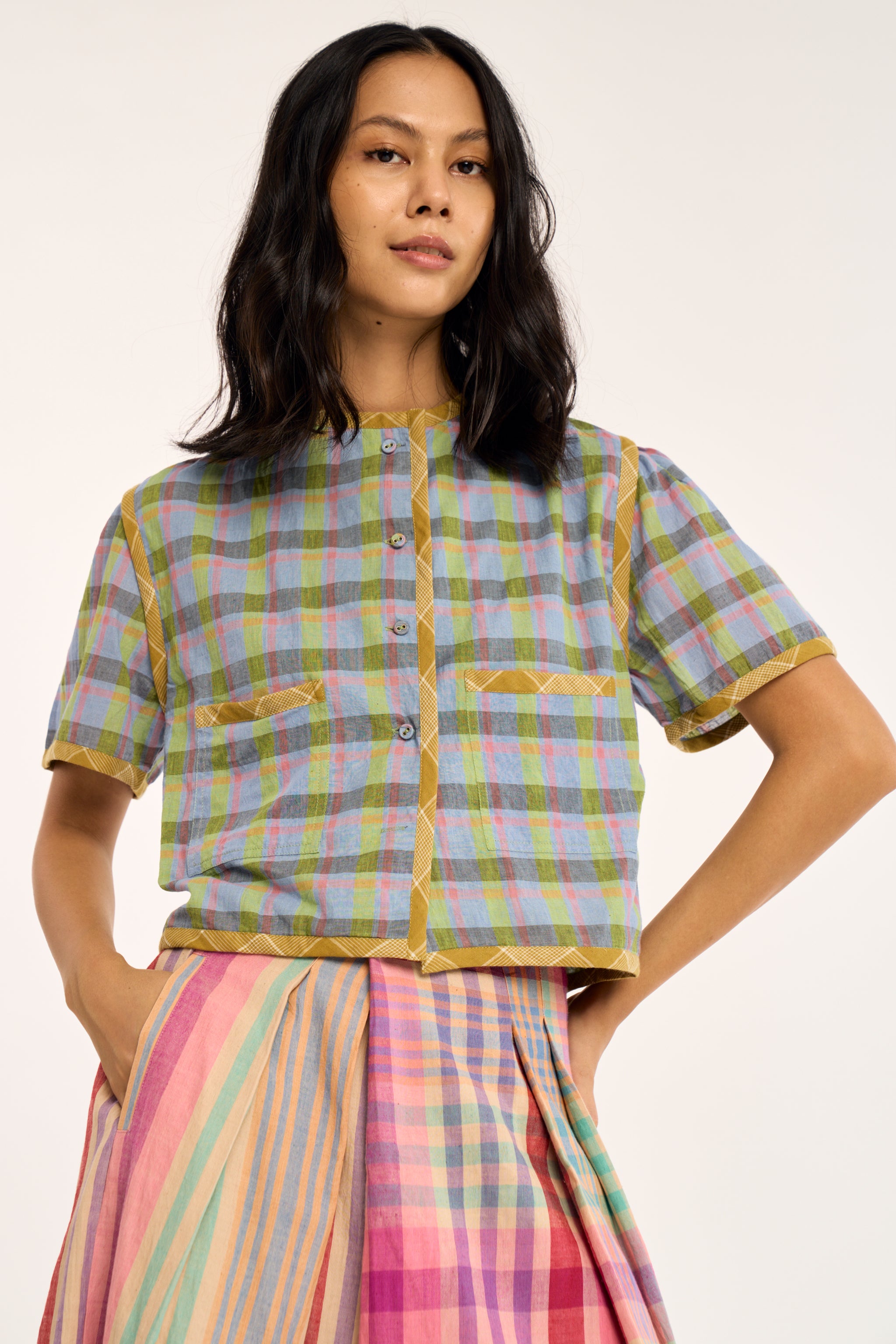 NICO TOP | TIDE CHEX