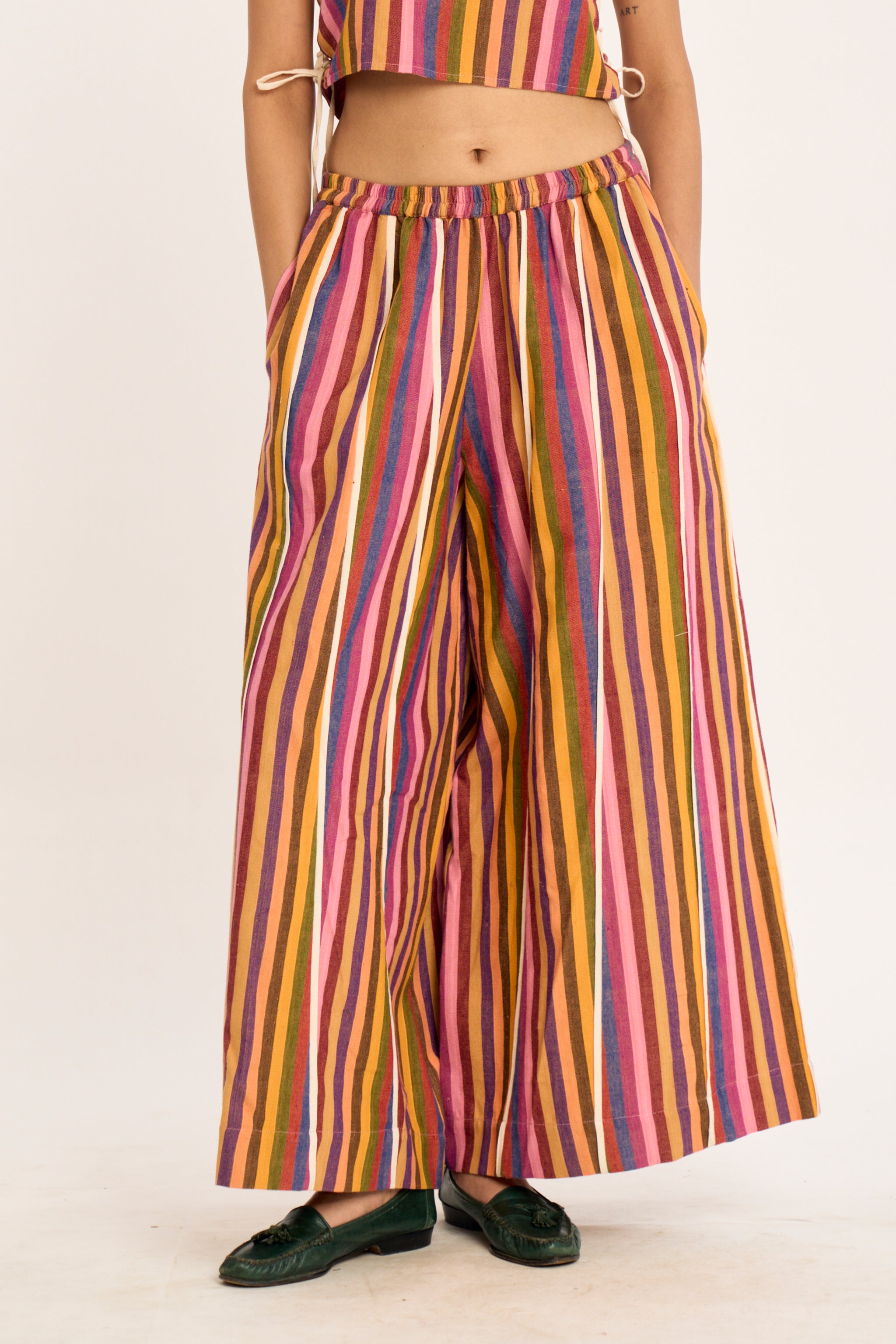 CLOVER PANTS | CRAYON STRIPES