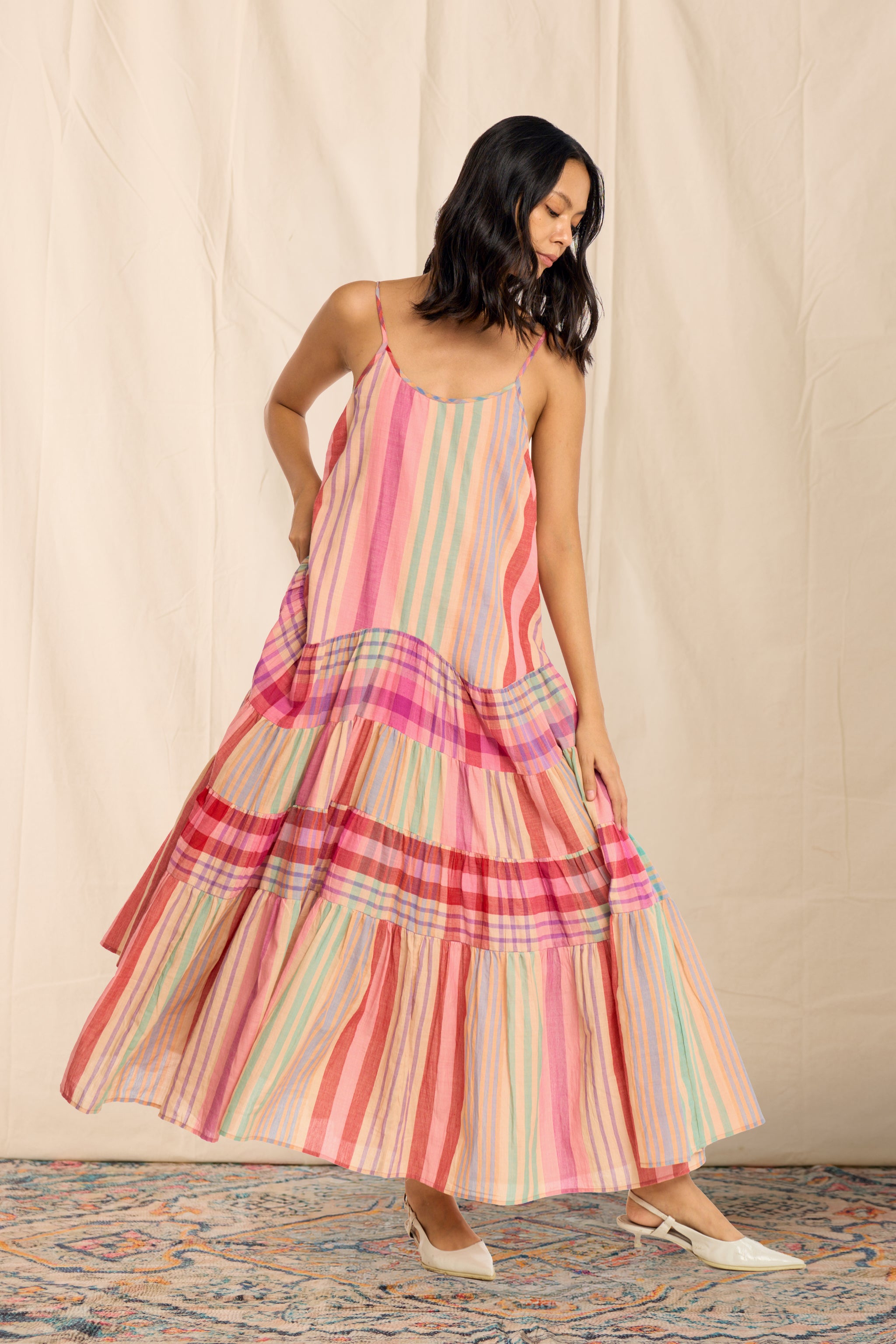 MORI DRESS | POPSICLE CHEX + STRIPE