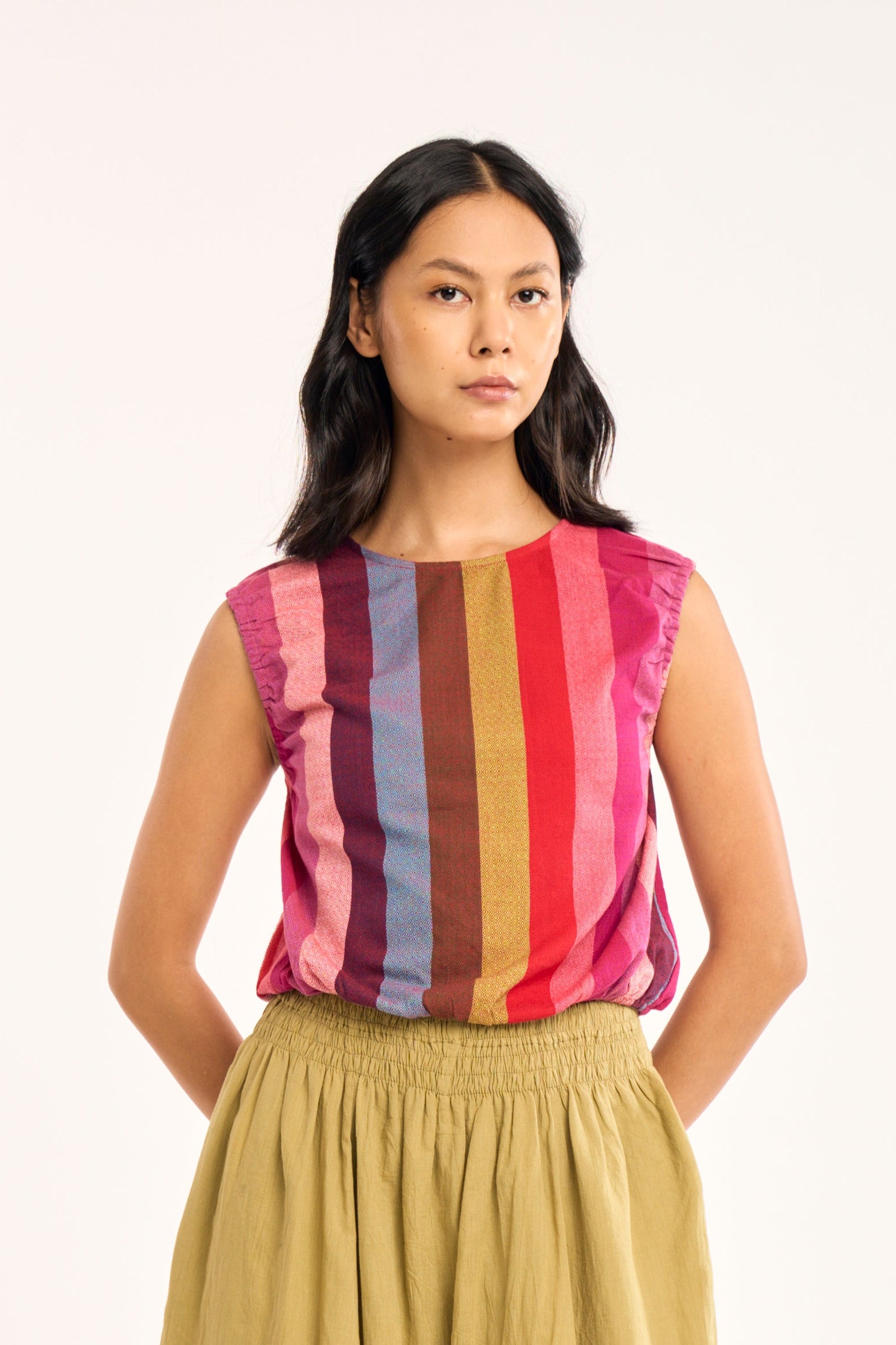FIELD TOP | MARGO STRIPES
