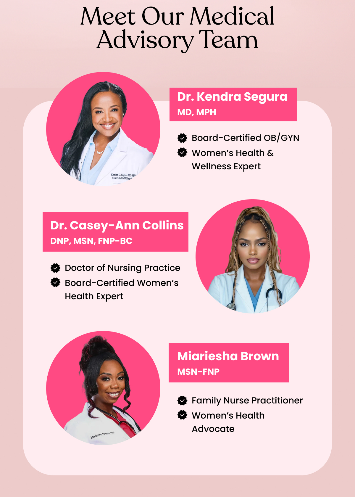 Meet Our Medical Advisory Team