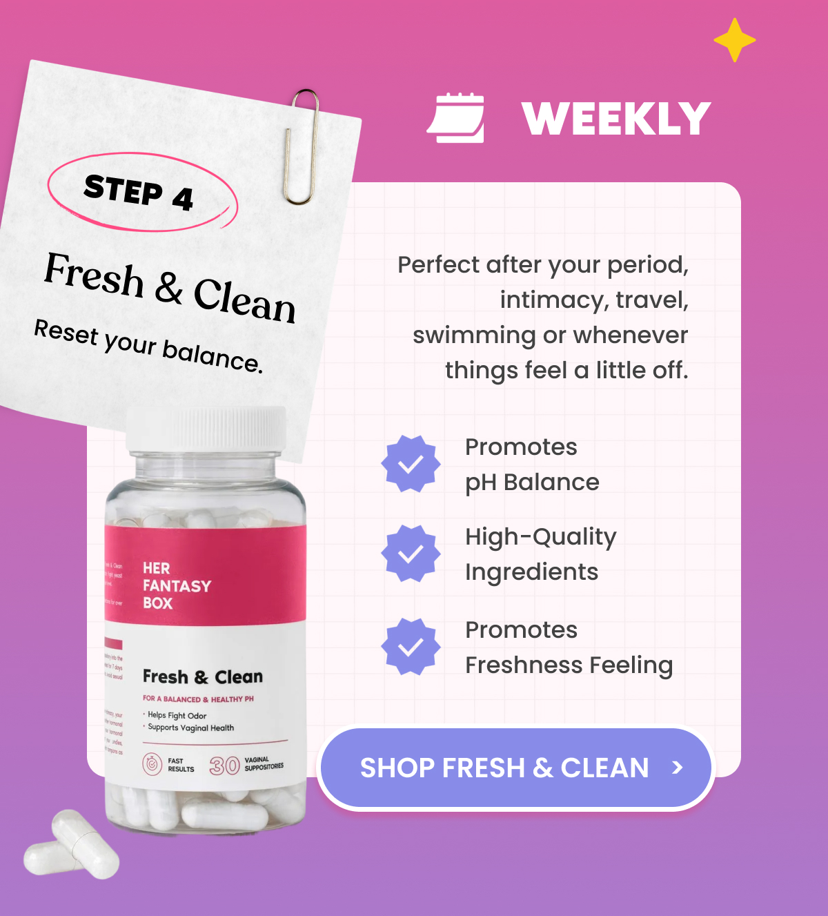 Weekly routine