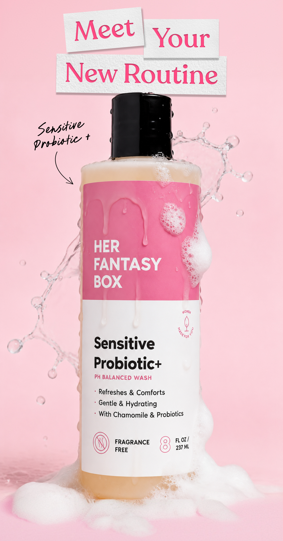 Meet Your New Routine: Sensitive Probiotic+