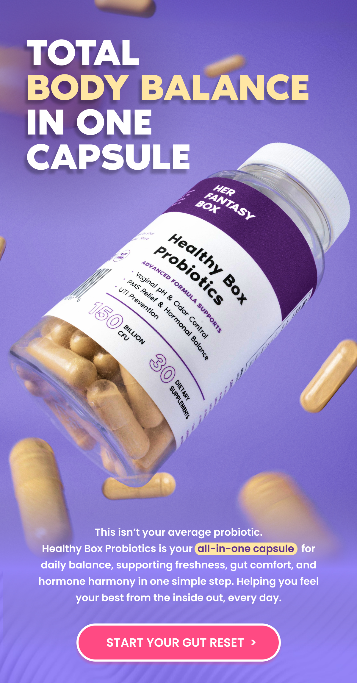 TOTAL BODY BALANCE IN ONE CAPSULE