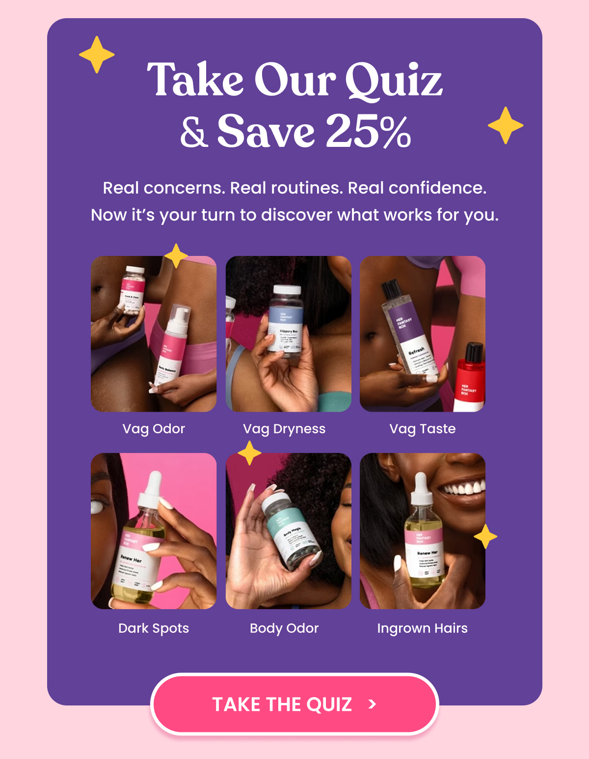 Take Our Quiz & Save 25%