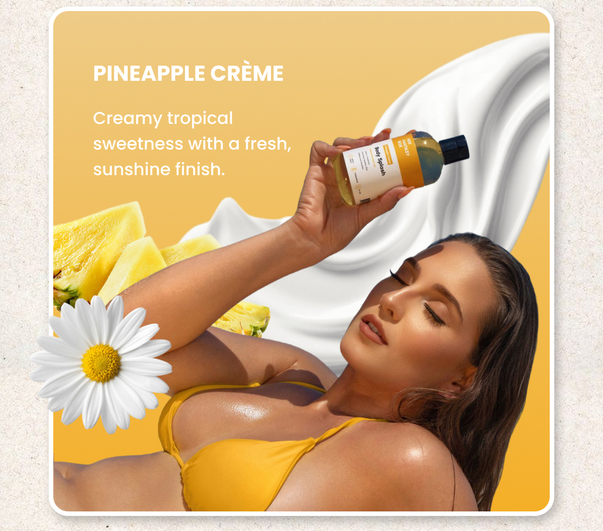 Body Splash - Skin Smoothing Body Oil (Pineapple Creme)