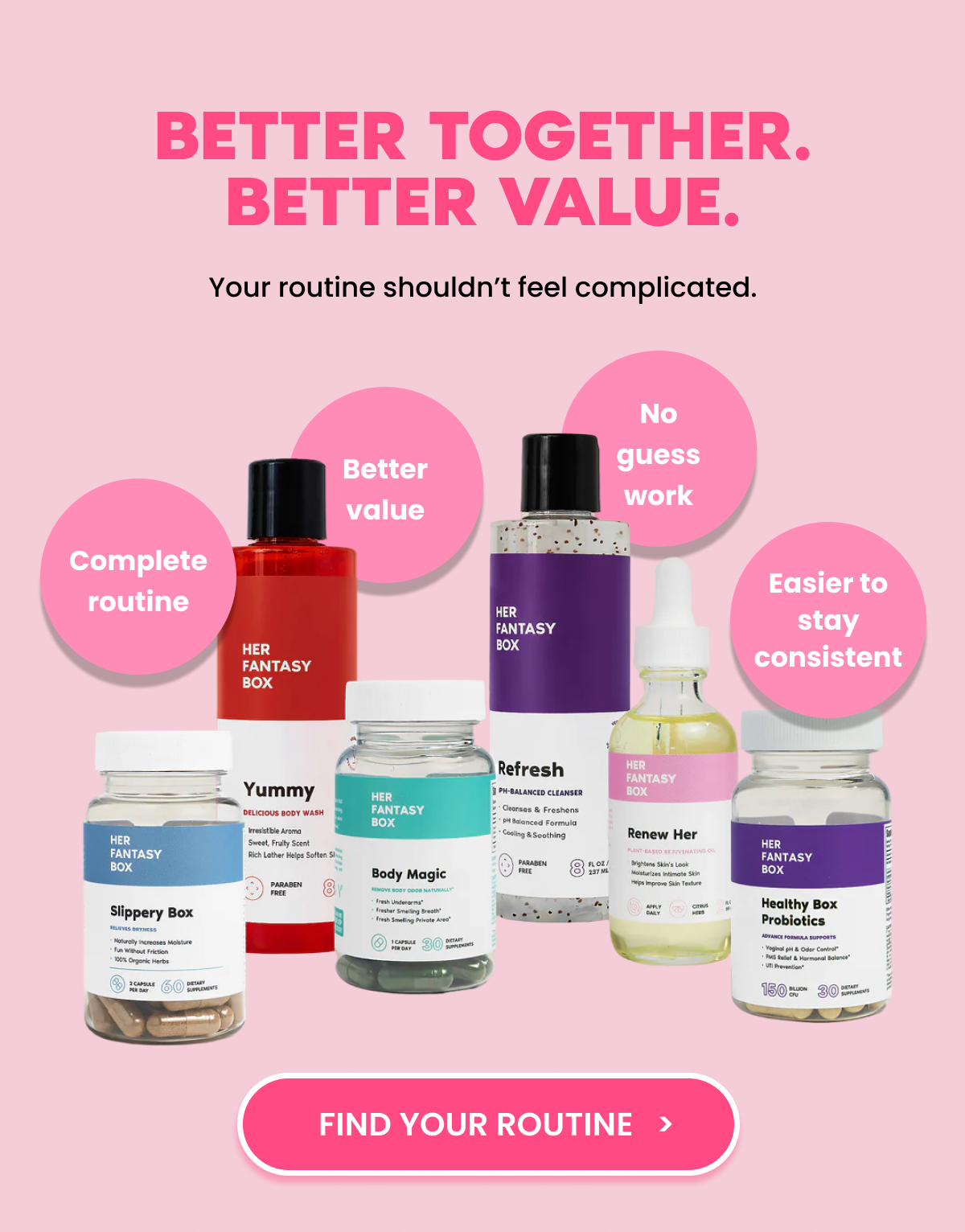 BETTER TOGETHER. BETTER VALUE.