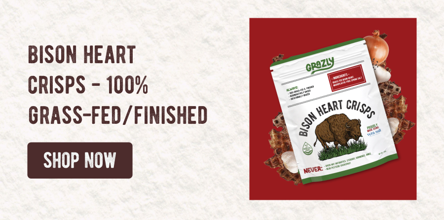 Bison Heart Crisps - 100% Grass-Fed/Finished