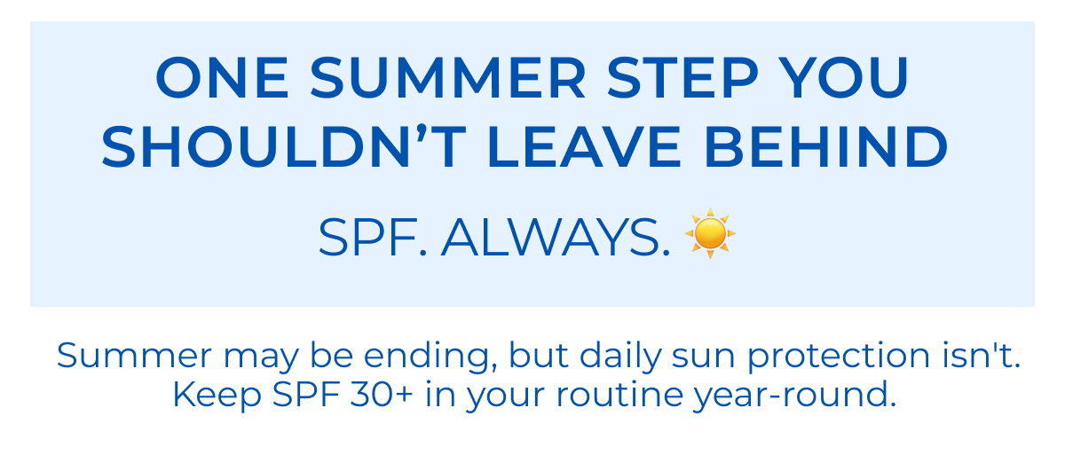 SPF. ALWAYS. ☀️
