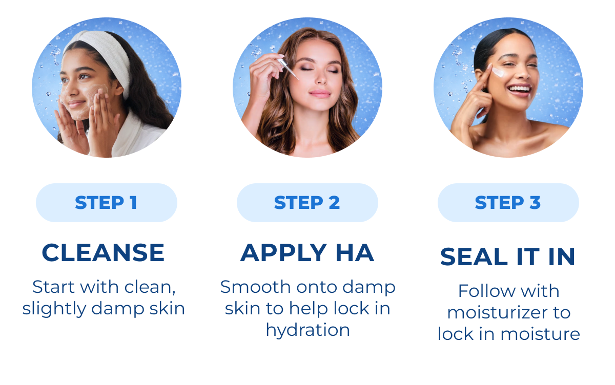 How to Layer Hyaluronic Acid