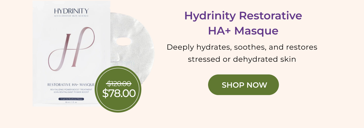 Hydrinity Restorative HA+ Masque