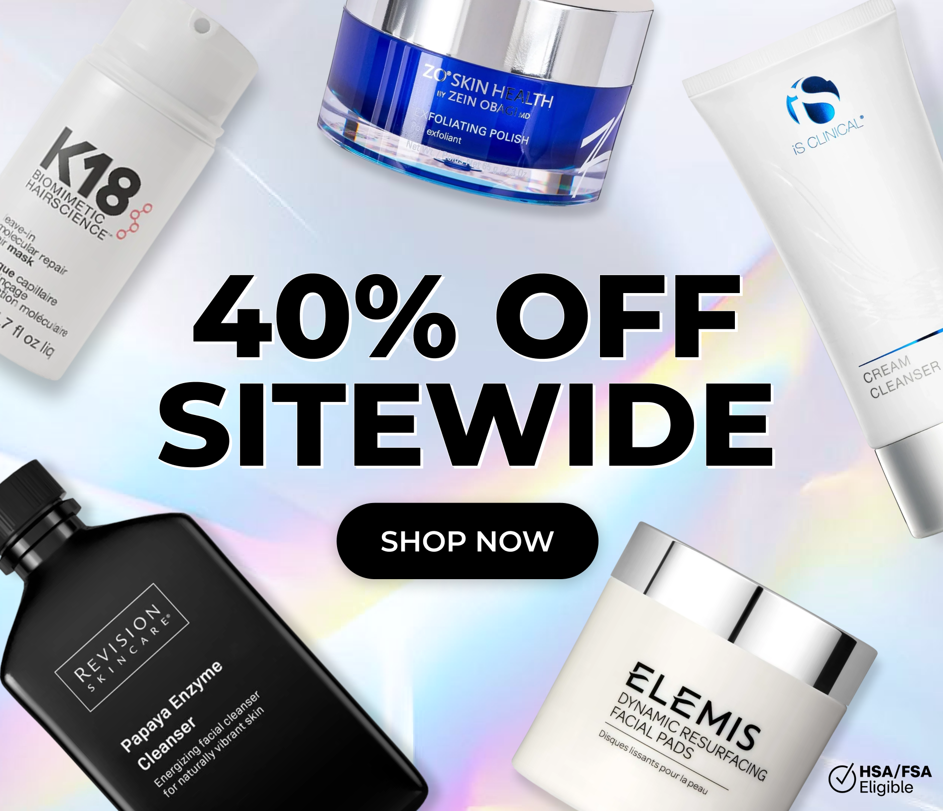 40% OFF SITEWIDE