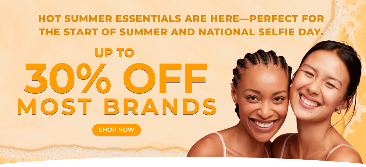 Up to 30% Off Most Brands