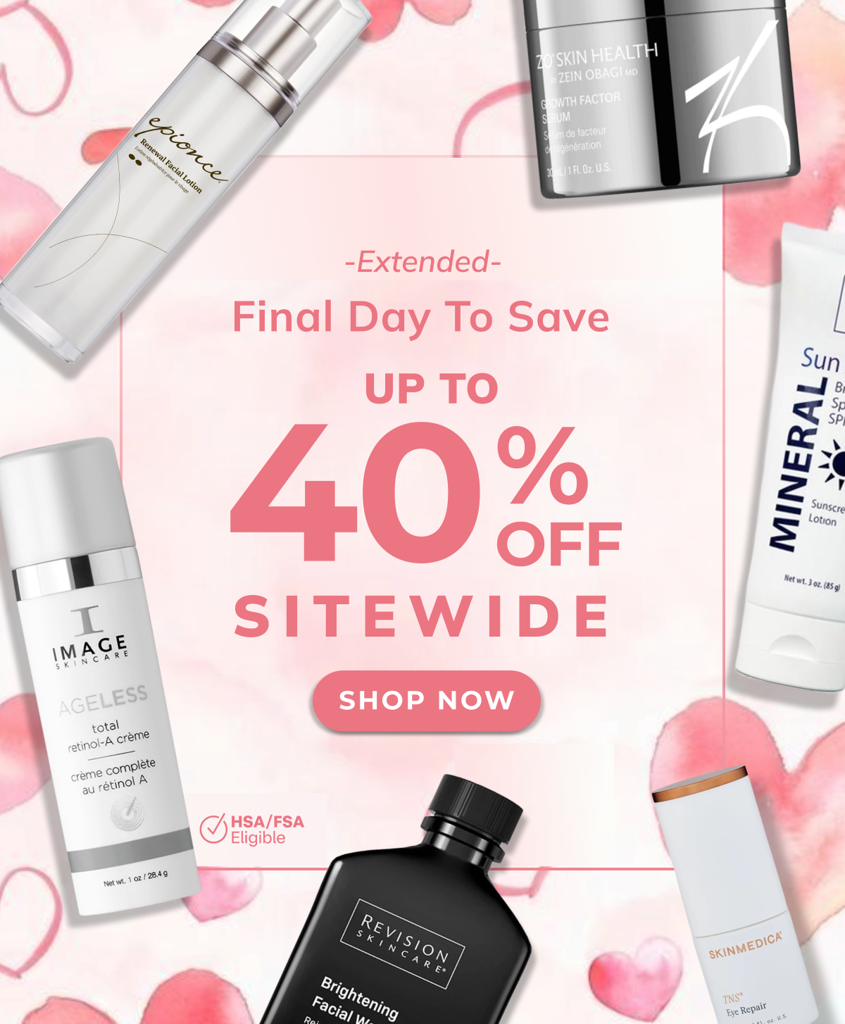 UP TO 40% OFF SITEWIDE