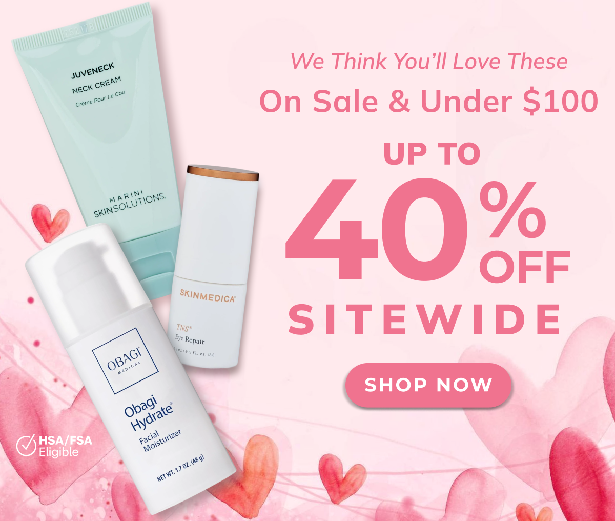 UP TO 40% OFF SITEWIDE