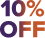 10% OFF