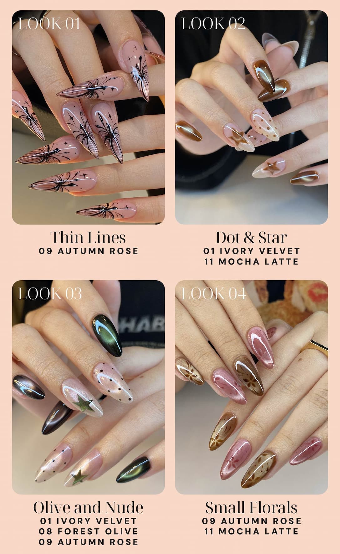 Nail Inspo - velvet ember