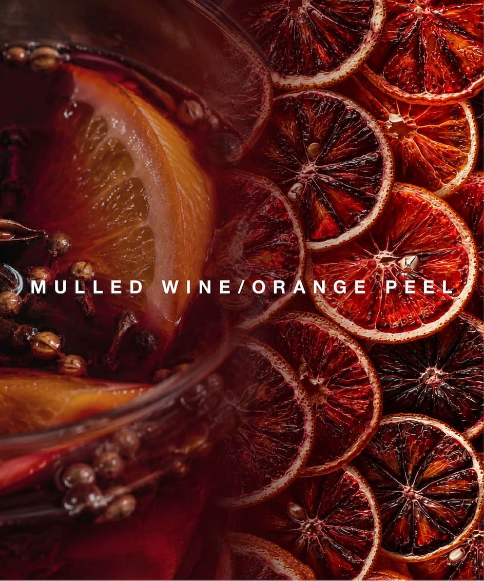 Mulled wine with orange peel and clove, the mood of Holy Berry