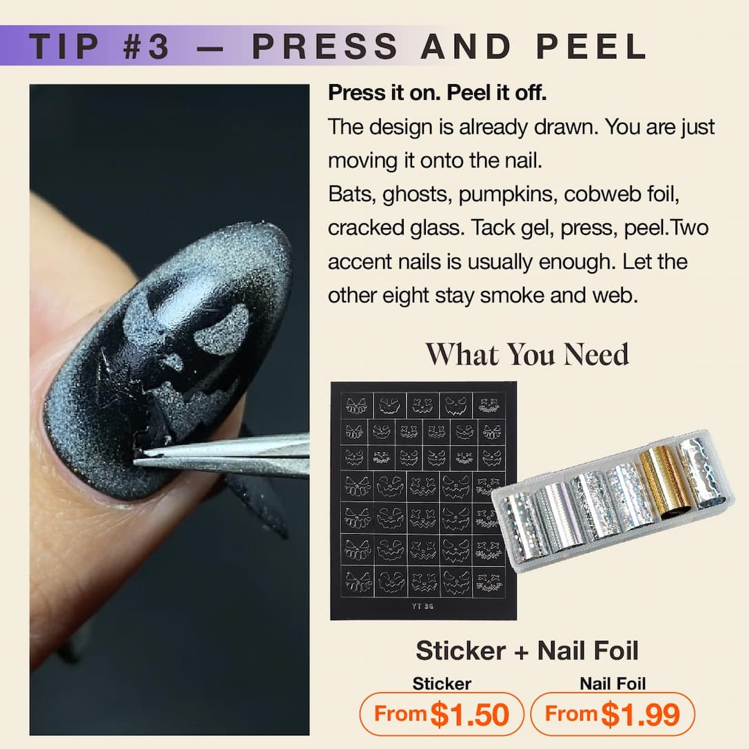 Halloween Nail Sticker & Foil