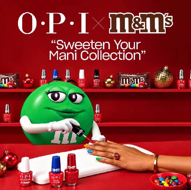 OPI x M&M'S Sweeten Your Mani collection