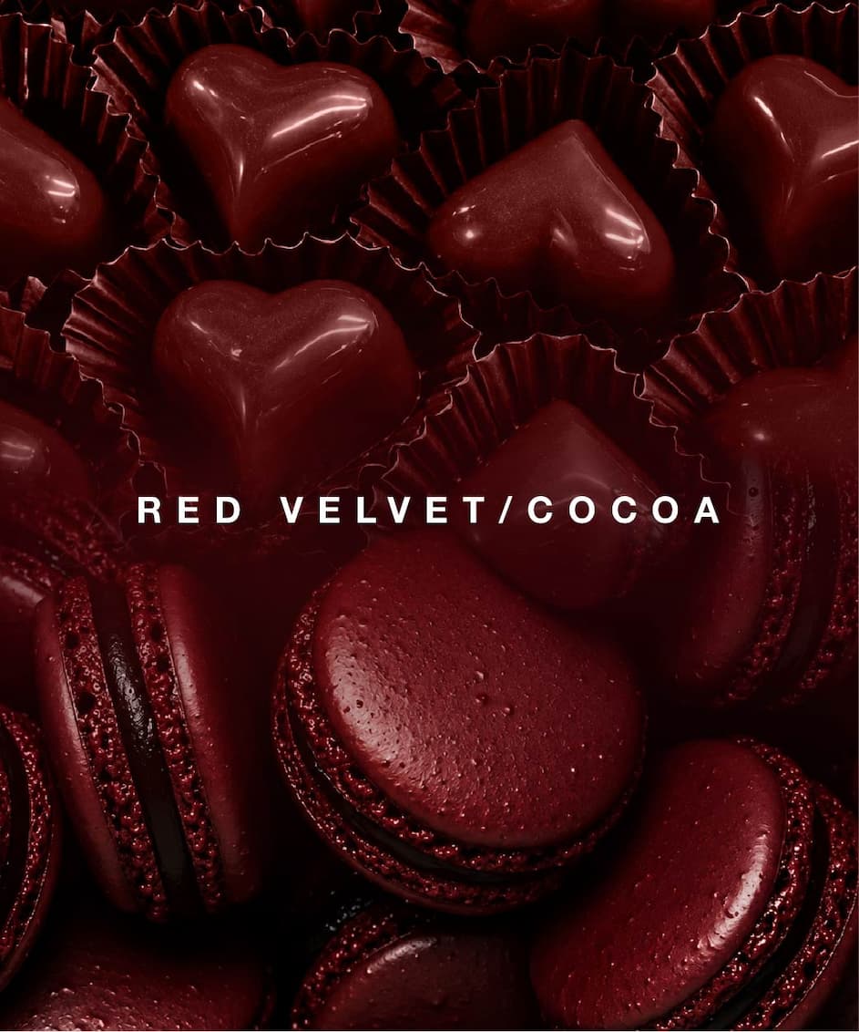 Red velvet cake, the mood of Chocolate Red