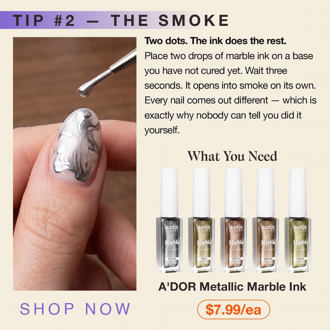 A'DOR Metallic Marble Ink 