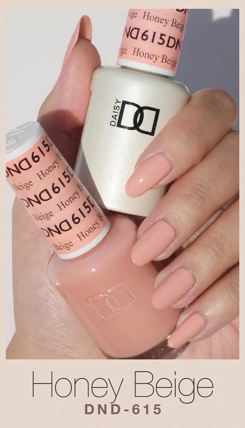 DND 615 Honey Beige gel polish
