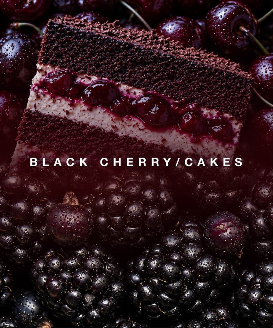 Glossy black cherry compote, the mood of Anna's Cloak