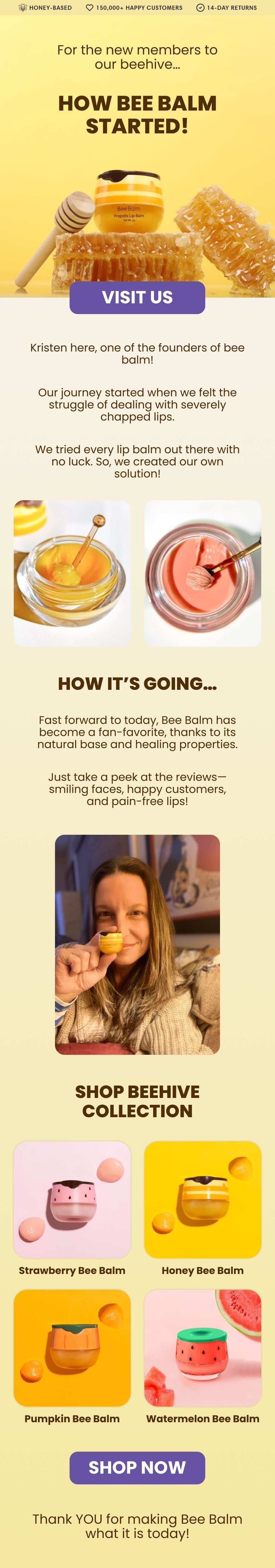 Here's how we started... My Bee Balm