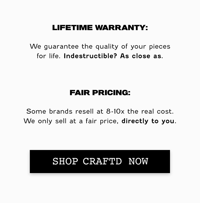 How your piece is made 🛠🔥 CRAFTD London