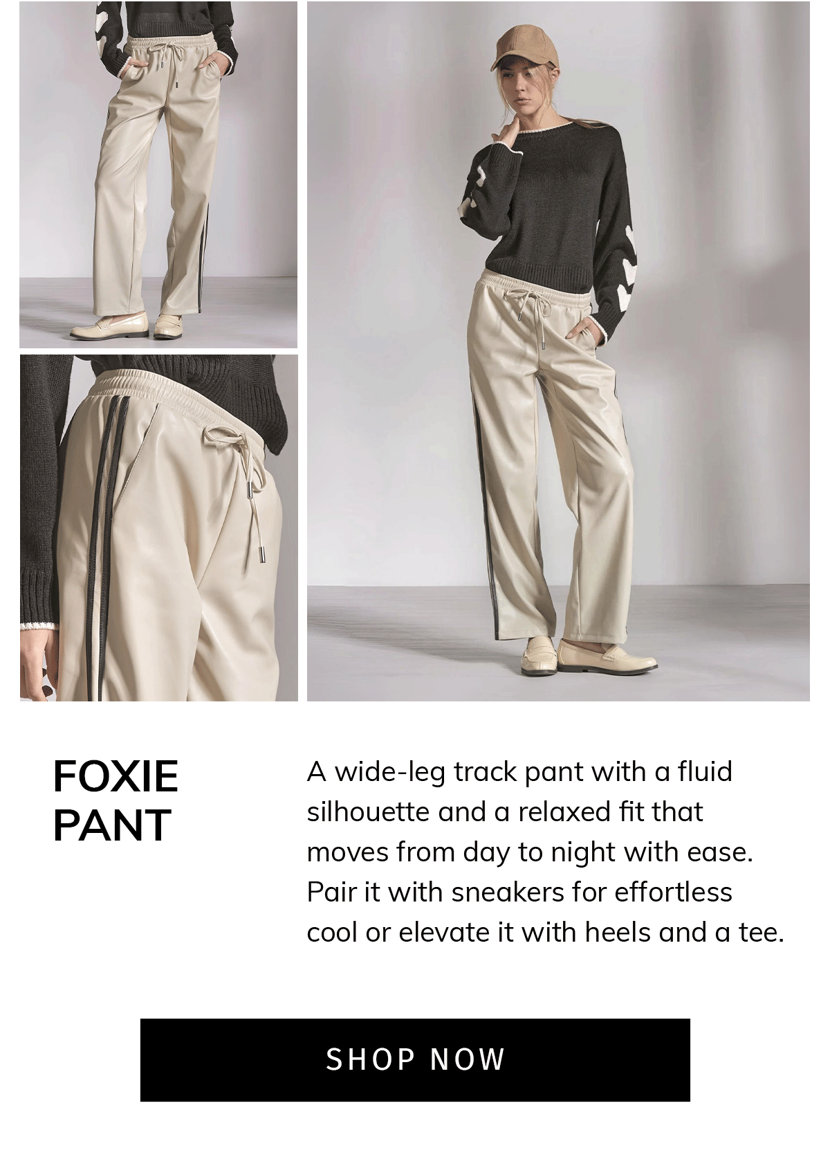 A classic crewneck with a modern twist. Featuring contrast panels along the sleeves, Mila brings just the right amount of color to an otherwise clean, effortless silhouette. Available in two colorways to match your mood. SHOP NOW