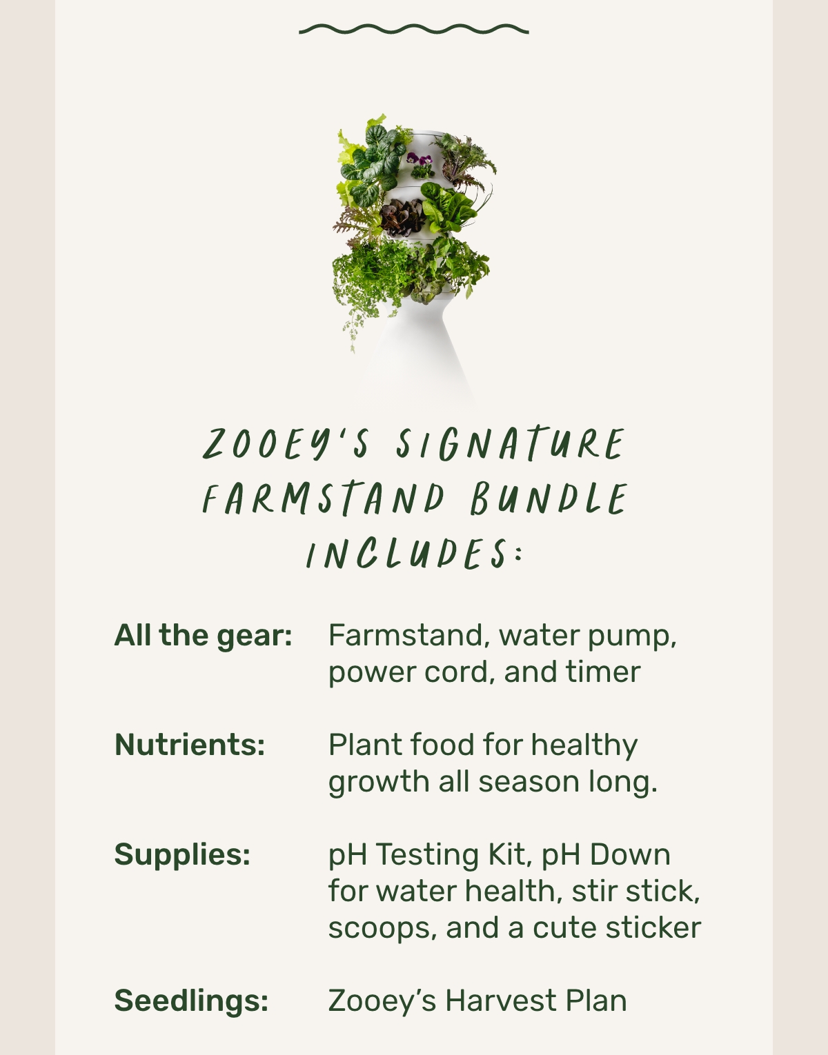 WITH LOVE, ZOOEY DESCHANEL 👋 🥬 Lettuce Grow