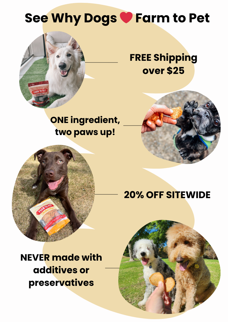 farm to pet single ingredient treats