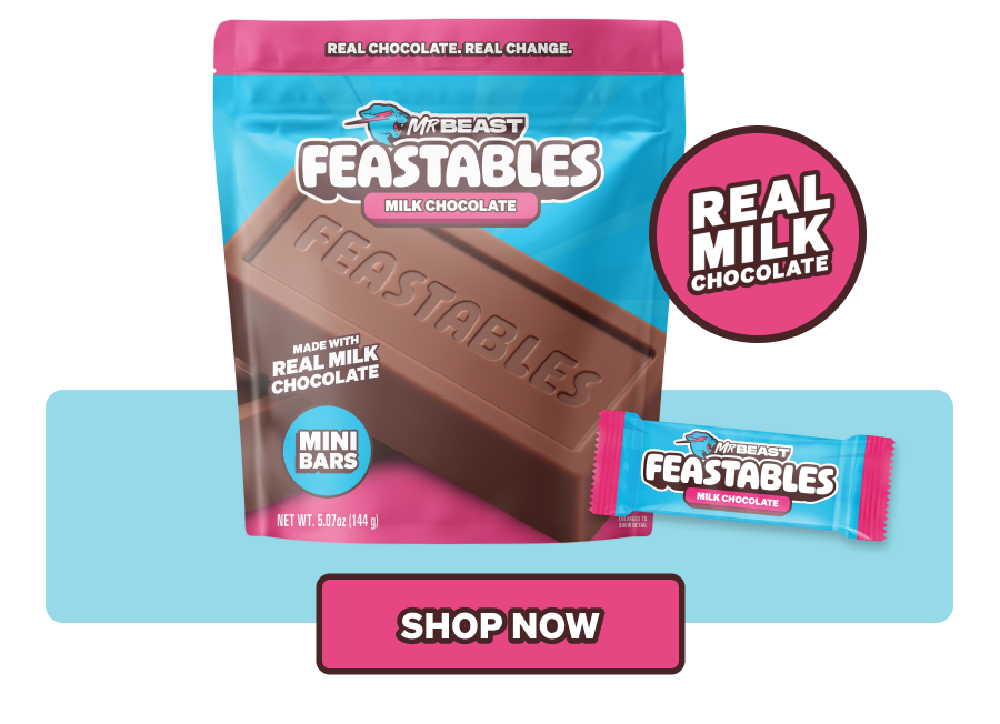 Mini Milk Chocolate Share Bag. Made with real milk chocolate. Show now.