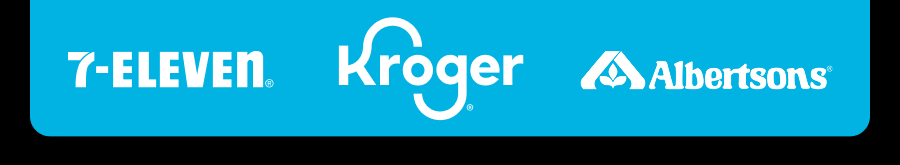 Buy in-store at 7-Eleven, Kroger & Albertsons.