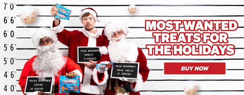 Checkout out the MOST WANTED treats for the holidays! Buy now!