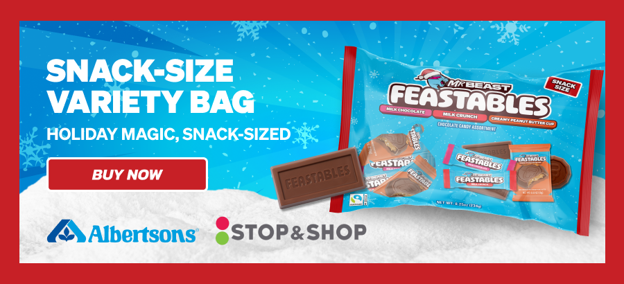 SNACK-SIZE VARIETY BAG - HOLIDAY MAGIC, SNACK-SIZED! Available at Albertsons and Stop & Shop. Buy now!
