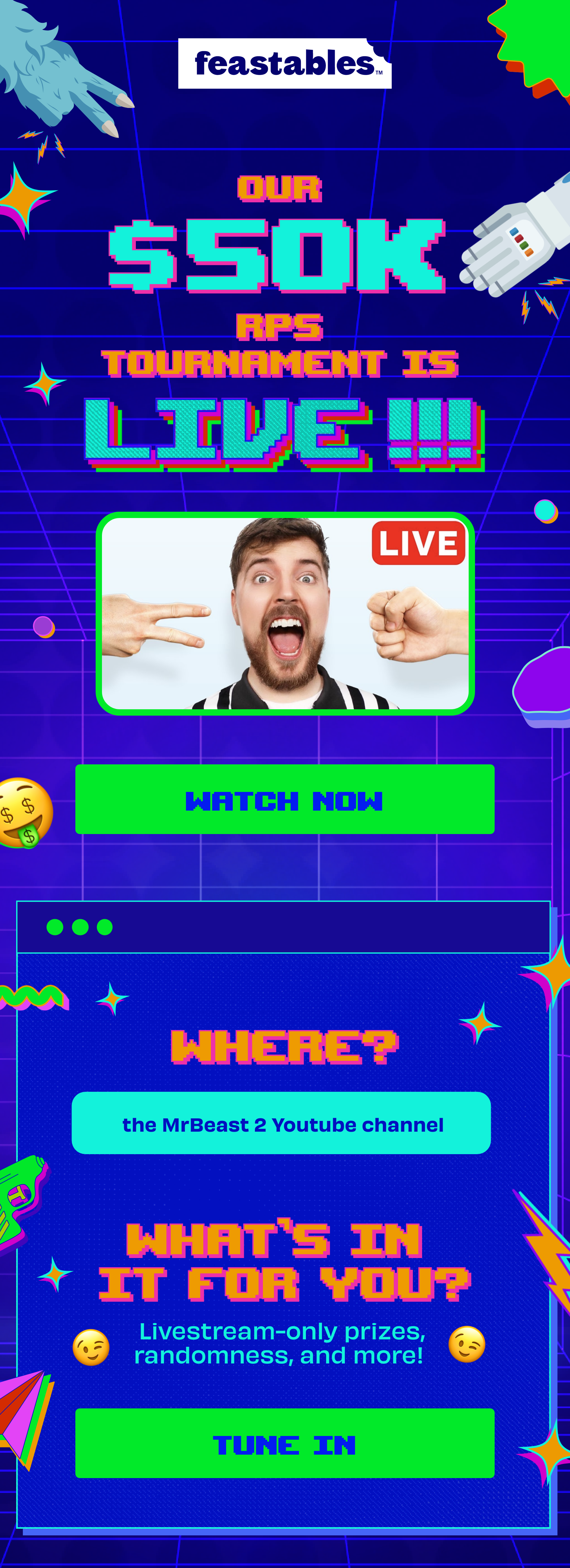 we're live!