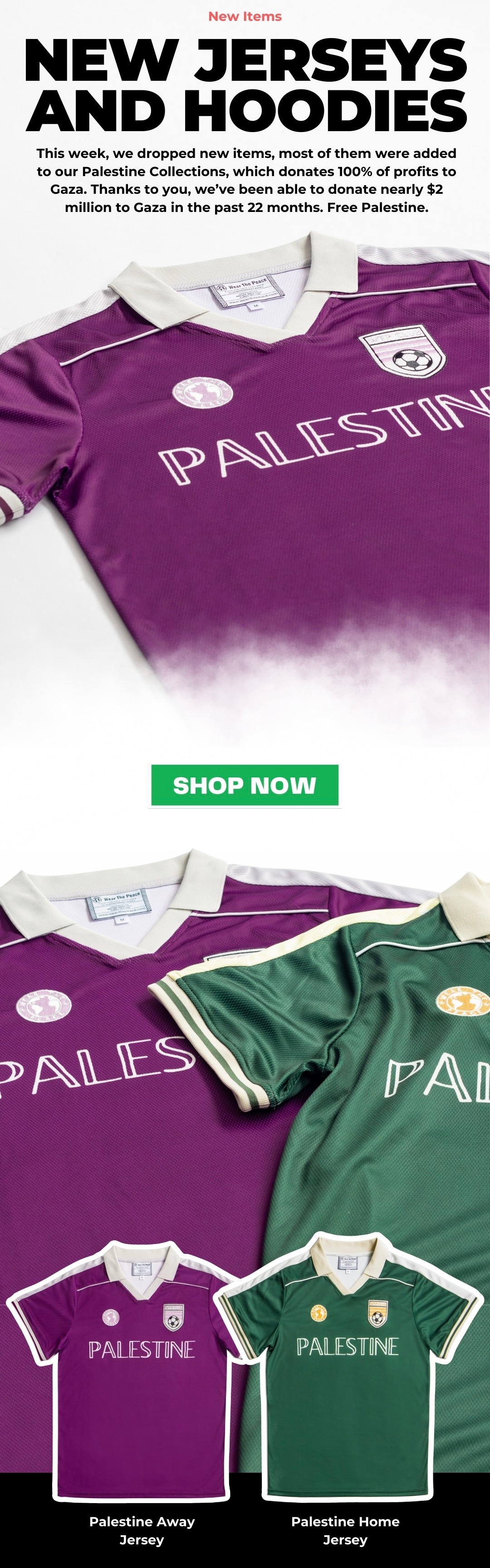 New jerseys and hoodies 