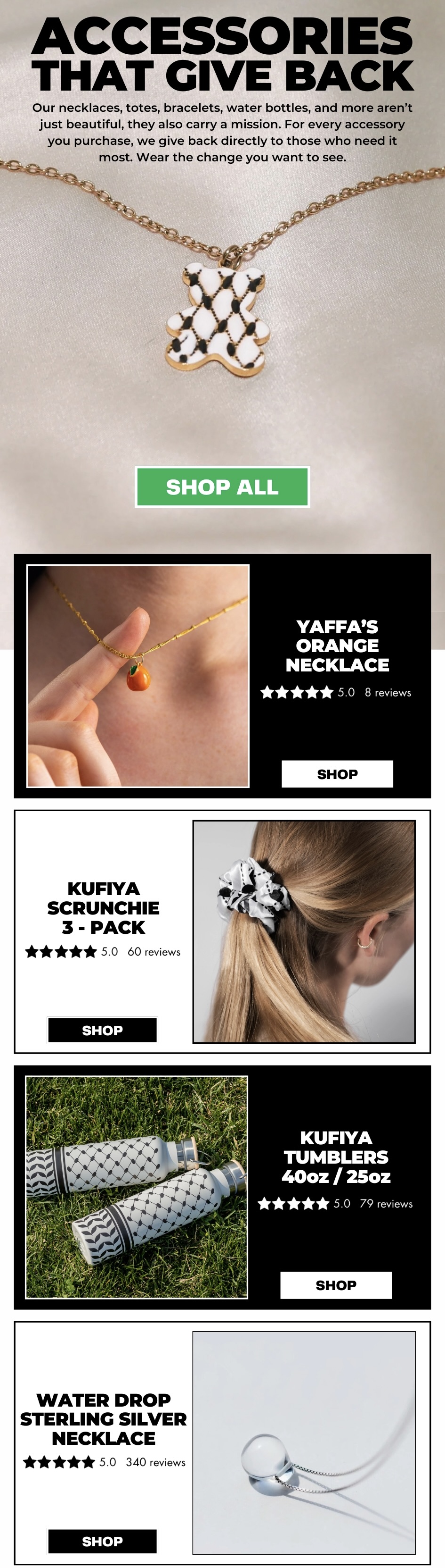 Accessories That Gives Back