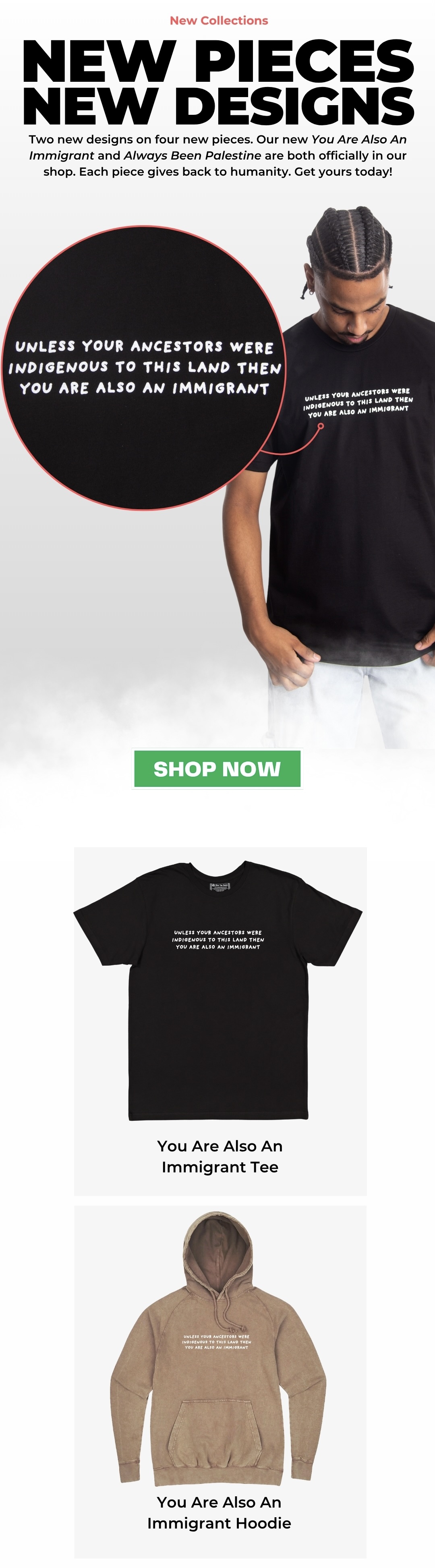 You Are Also An Immigrant Tee