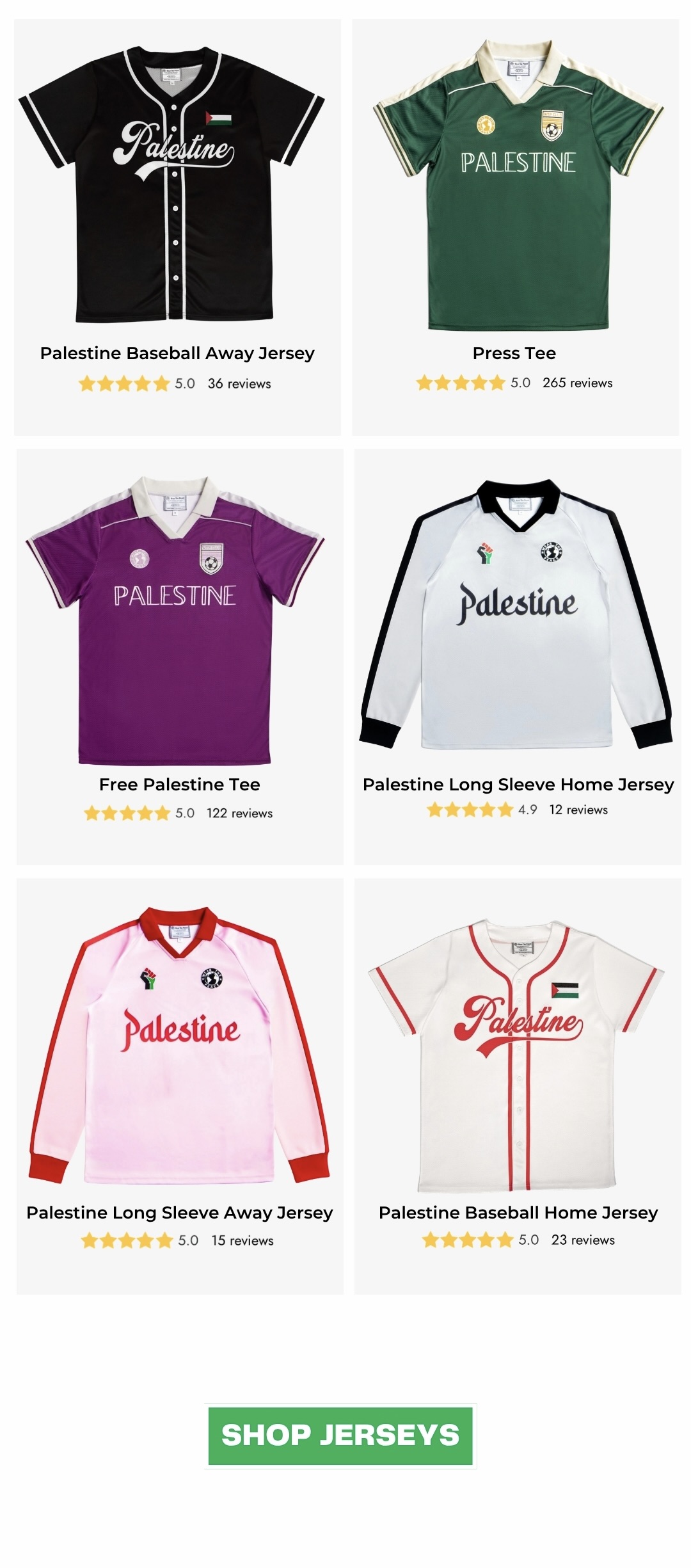 Jerseys For The Spring