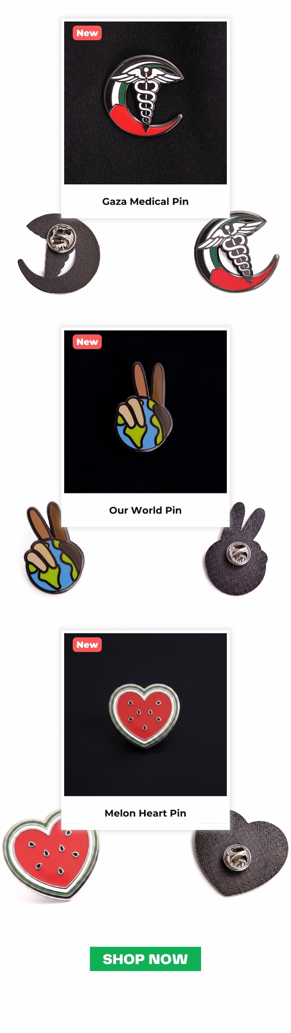 7 New Pins For Humanity