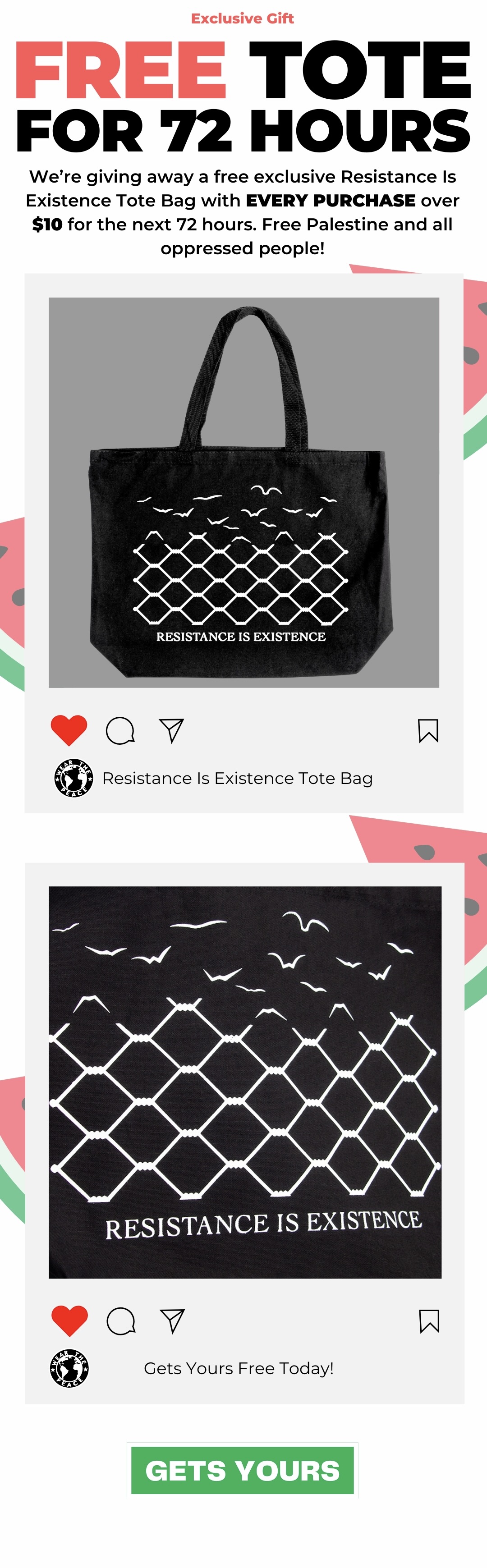 Tote For 72 Hours 