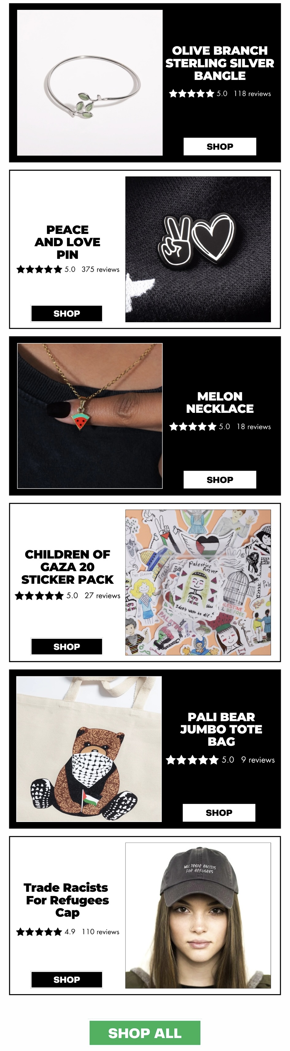 The accessories that give back